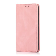 For iPhone 13 mini Strong Magnetic Crazy Horse Texture Horizontal Flip Leather Case with Holder & Card Slots & Wallet (Rose Gold)
