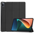 For Xiaomi Pad 5 Custer Texture Horizontal Flip Leather Case with Three-folding Holder & Sleep / Wake-up Function(Black) - free shipping - PMC TechLife - Order now!