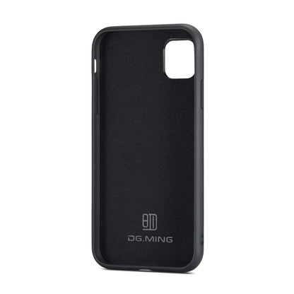 DG.MING M1 Series 3-Fold Multi Card Wallet  Back Cover Shockproof Case with Holder Function For iPhone 11(Black) - iPhone 11 Cases by DG.MING | Online Shopping South Africa | PMC Jewellery | Buy Now Pay Later Mobicred