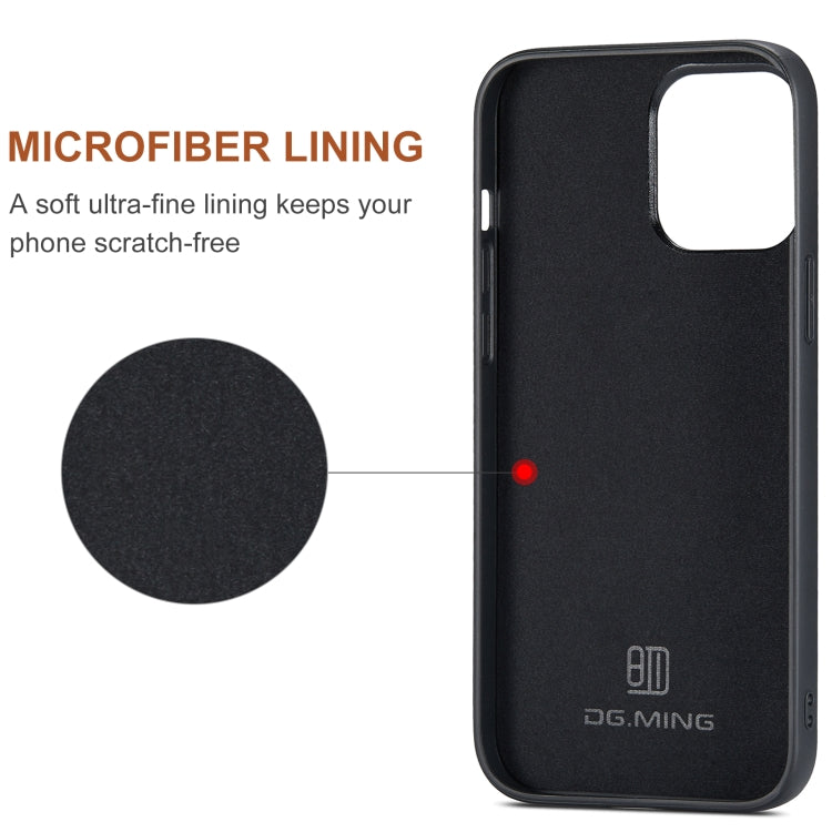 For iPhone 13 Pro Max DG.MING M1 Series 3-Fold Multi Card Wallet Shockproof Case with Holder Function (Green) - iPhone 13 Pro Max Cases by DG.MING | Online Shopping South Africa | PMC TechLife | Buy Now Pay Later Mobicred