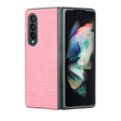 For Samsung Galaxy Z Fold3 5G Shockproof Crocodile Texture PC + PU Case(Pink) - free shipping - PMC TechLife - Order now!