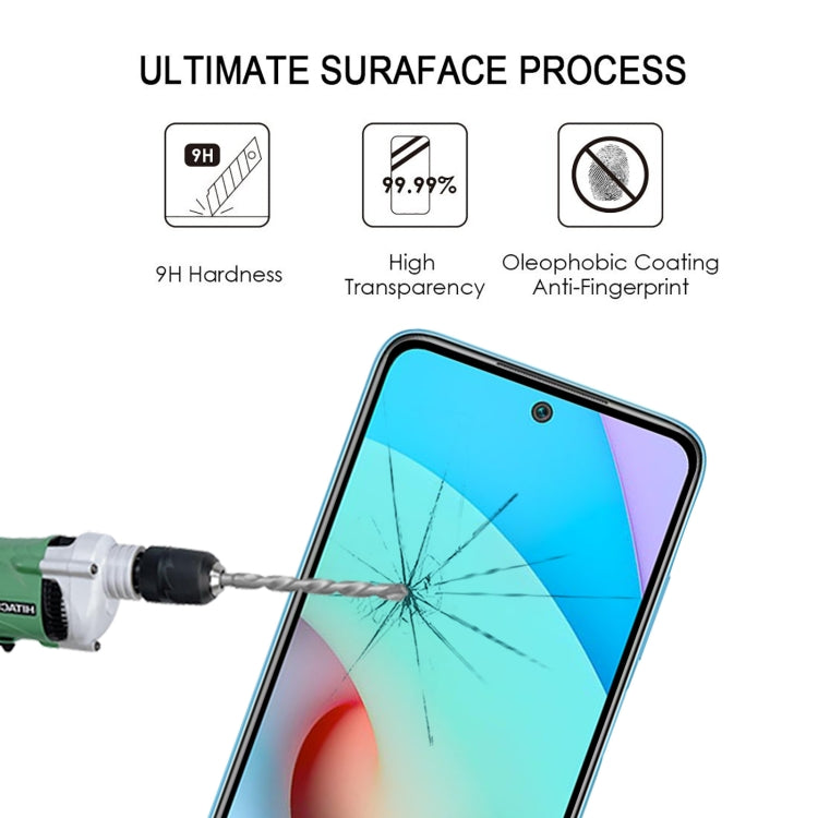 For Xiaomi Redmi 10 Full Glue Full Cover Screen Protector Tempered Glass Film