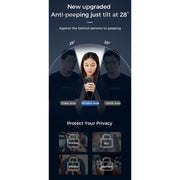 For iPhone 13 / 13 Pro JOYROOM JR-PF902 Knight Series 2.5D Silk Screen Full Screen Anti-spy Tempered Glass Film