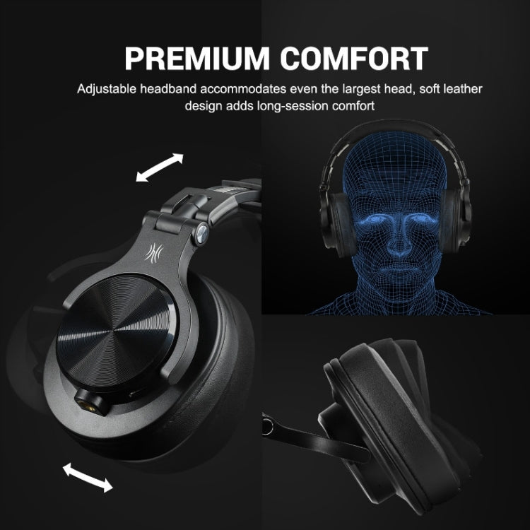 OneOdio A70 Black Red Head-mounted Wireless Bluetooth Stereo Headset - free shipping - PMC Jewellery - Order now!