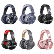 OneOdio Pro-10 Head-mounted Noise Reduction Wired Headphone with Microphone, Color:Blue