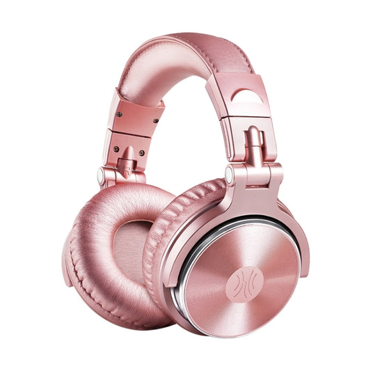 OneOdio Pro-10 Head-mounted Noise Reduction Wired Headphone with Microphone, Color:Rose Gold - free shipping - PMC Jewellery - Order now!