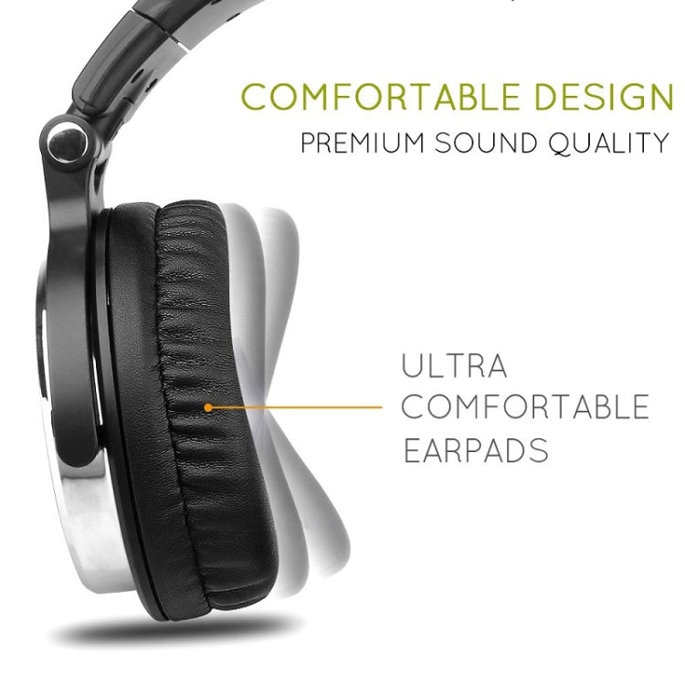 OneOdio Pro-10 Head-mounted Noise Reduction Wired Headphone with Microphone, Color:Rose Gold - free shipping - PMC Jewellery - Order now!
