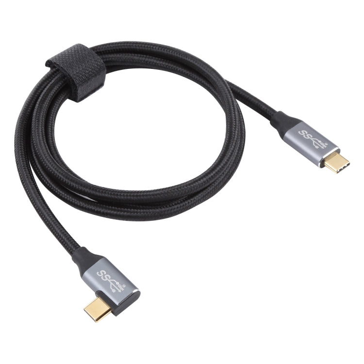 USB-C / Type-C Male to USB-C / Type-C Elbow Transmission Data Cable, Cable Length:3m - free shipping - PMC TechLife - Order now!