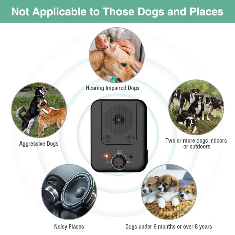 RC-309 Bark Control Devices Defer Nuisance Barking(Black) - free shipping - PMC Jewellery - Order now!