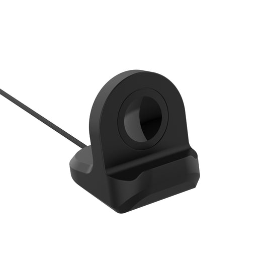 For Samsung Galaxy Watch4 Classic / Galaxy Watch4 Universal Silicone Charging Stand Holder without Charging Cable(Black) - Charger by PMC Jewellery | Online Shopping South Africa | PMC Jewellery | Buy Now Pay Later Mobicred