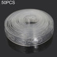 50 PCS DIY Latex Balloons Modeling Tool Plastic Balloon Chain Tie Knob Tool Birthday Party Wedding Decoration Supplies, Length: 5m(Double Holes) - free shipping - PMC TechLife - Order now!