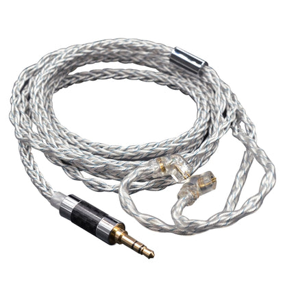 KZ 3.5mm Plug 784-core Blue Silver Mixed Braided Silver-plated Earphone Upgrade Cable For KZ ZS10 Pro / DQ6 / ASX, Cable Length: 1.2m(C Style) - free shipping - PMC Jewellery - Order now!