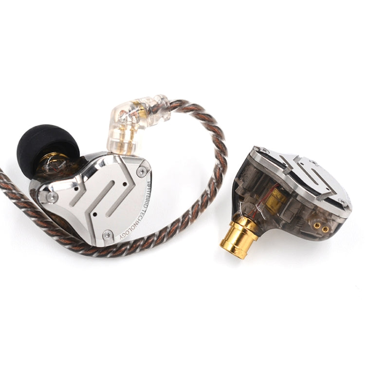 KZ ZS10 Pro 10-unit Ring Iron Gaming In-ear Wired Earphone, Mic Version(Black) - free shipping - PMC TechLife - Order now!