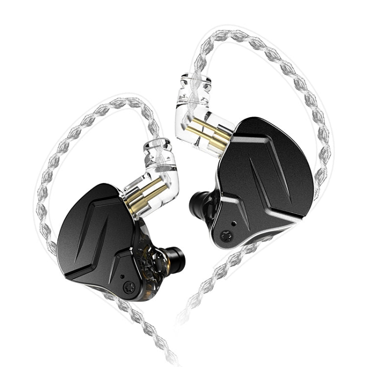 KZ ZSN Pro X Ring Iron Hybrid Drive Metal In-ear Wired Earphone, Standard Version(Black) - free shipping - PMC TechLife - Order now!