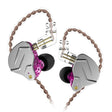 KZ ZSN Pro Ring Iron Hybrid Drive Metal In-ear Wired Earphone, Standard Version(Purple) - free shipping - PMC TechLife - Order now!