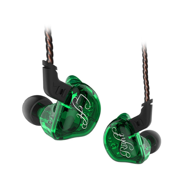 KZ ZSR 6-unit Ring Iron In-ear Wired Earphone, Standard Version(Green) - free shipping - PMC TechLife - Order now!