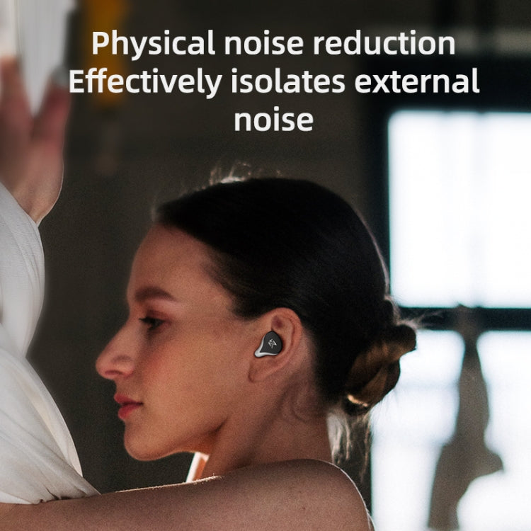KZ Z3 Hybrid Technology 1DD+1BA Wireless Bluetooth 5.2 Sports Noise Reduction TWS In-ear Earphone(Black)