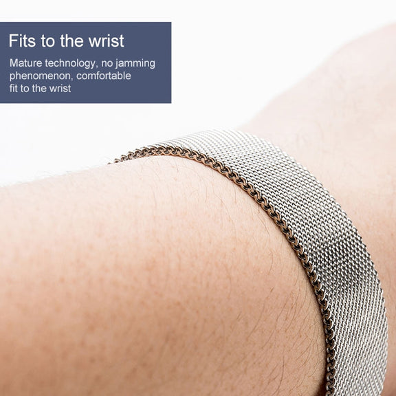 22mm 304 Stainless Steel Double Buckles Watch Band(Rose Gold)