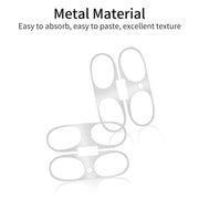 For Beats Studio Buds Wireless Bluetooth Earphone Magic Sound Metal Protective Sticker(Gold)