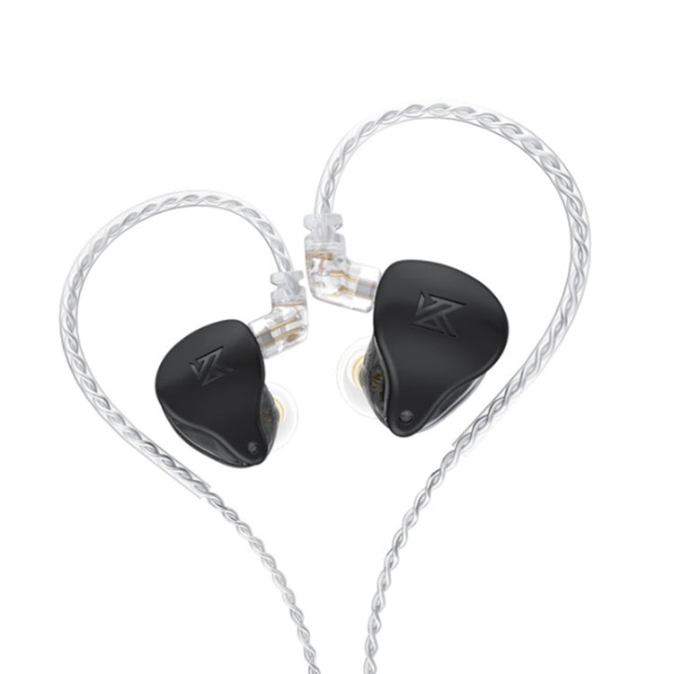 KZ AST 24-unit Balance Armature Monitor HiFi In-Ear Wired Earphone No Mic(Black) - free shipping - PMC Jewellery - Order now!