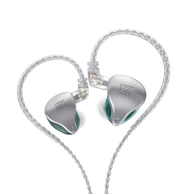 KZ AST 24-unit Balance Armature Monitor HiFi In-Ear Wired Earphone No Mic(Green) - free shipping - PMC Jewellery - Order now!
