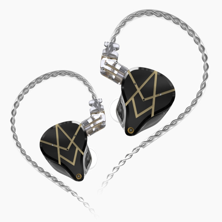 KZ ASX 20-unit Balance Armature Monitor HiFi In-Ear Wired Earphone No Mic(Black) - free shipping - PMC Jewellery - Order now!