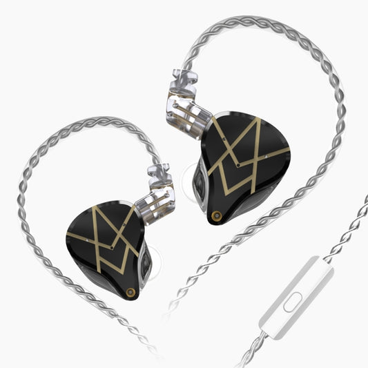KZ ASX 20-unit Balance Armature Monitor HiFi In-Ear Wired Earphone With Mic(Black) - free shipping - PMC Jewellery - Order now!