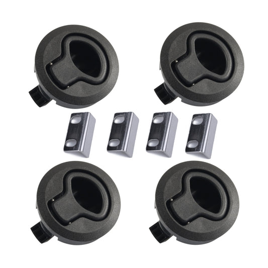 A5661 4 PCS RV / Yacht Flush Pull Slam Latch - Locks & Hasps by PMC Jewellery | Online Shopping South Africa | PMC Jewellery | Buy Now Pay Later Mobicred