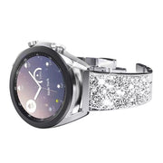 Compatible with Garmin Venu /  Suunto 3 Fitness 20mm Universal Stainless Steel Metal Watch Band(Silver)