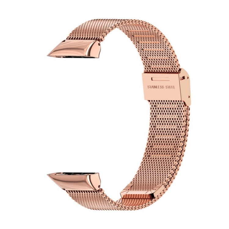 For Huawei Band 6 / Honor Band 6 / 7 MIJOBS Milan Stainless Steel Watch Band(Rose Gold) - free shipping - PMC TechLife - Order now!