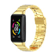 For Huawei Band 6 / Honor Band 6 / 7 MIJOBS Bamboo Joint Stainless Steel Metal Buckle Watch Band(Gold) - Watch Bands by MIJOBS