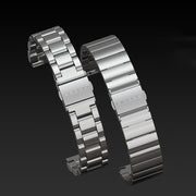 For Huawei Band 6 / Honor Band 6 / 7 MIJOBS Bamboo Joint Stainless Steel Metal Buckle Watch Band(Black) - Watch Bands by MIJOBS