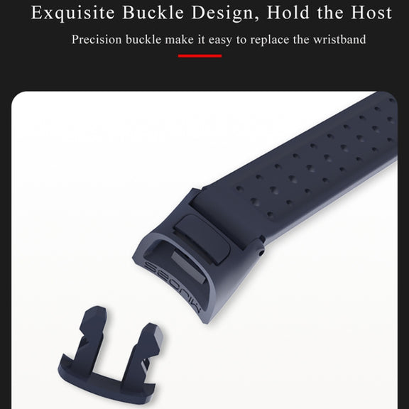 For Honor Band 4 / 5 MIJOBS Breathable Silicone Watch Band with Hole(Grey) - Watch Bands by MIJOBS