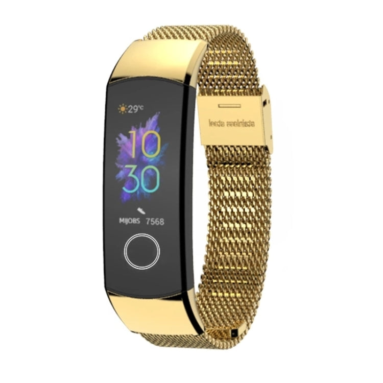 For Honor Band 4 / 5 MIJOBS Milan Stainless Steel Metal Buckle Watch Band(Gold) - free shipping - PMC TechLife - Order now!