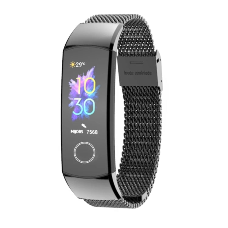 For Honor Band 4 / 5 MIJOBS Milan Stainless Steel Metal Buckle Watch Band(Black) - free shipping - PMC TechLife - Order now!