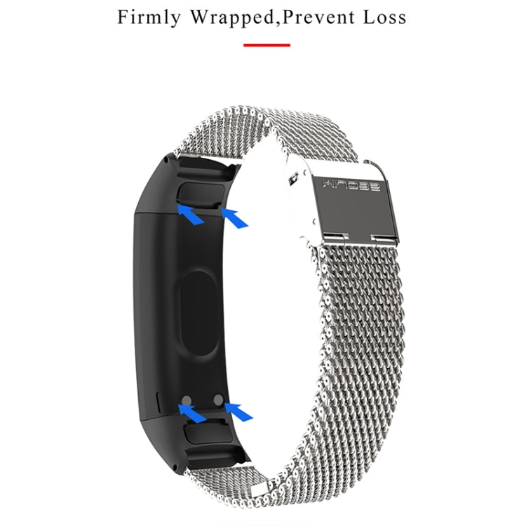 For Honor Band 4 / 5 MIJOBS Milan Stainless Steel Metal Buckle Watch Band(Black) - free shipping - PMC TechLife - Order now!