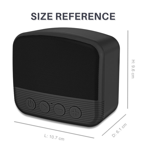 New Rixing NR-101 Mini TWS Bluetooth Speaker(Black)