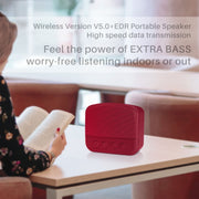 New Rixing NR-101 Mini TWS Bluetooth Speaker(Black)