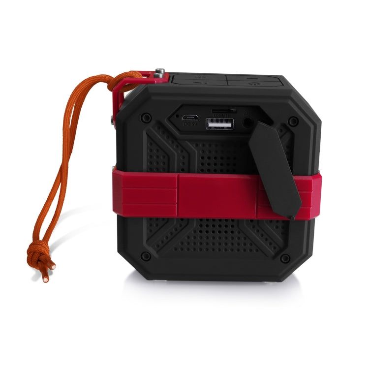 New Rixing NR-103 Mini TWS Bluetooth Speaker with Lanyard(Red) - free shipping - PMC TechLife - Order now!
