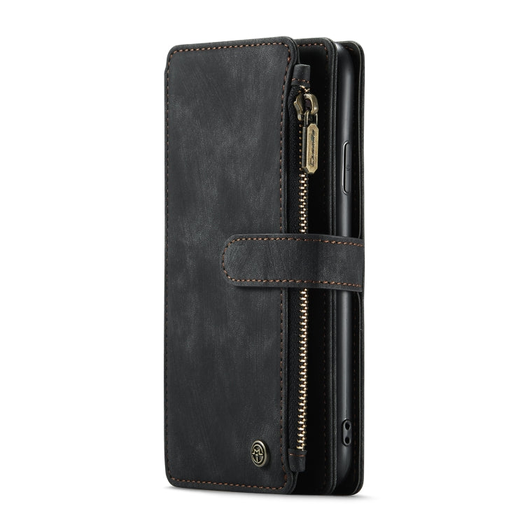 For iPhone 11 CaseMe-C30 PU + TPU Multifunctional Horizontal Flip Leather Case with Holder & Card Slot & Wallet & Zipper Pocket (Black) - iPhone 11 Cases by CaseMe | Online Shopping South Africa | PMC TechLife | Buy Now Pay Later Mobicred