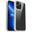 For iPhone 13 Pro Max MG Series Carbon Fiber TPU + Clear PC Four-corner Airbag Shockproof Case (Green) - iPhone 13 Pro Max Cases by PMC TechLife | Online Shopping South Africa | PMC TechLife | Buy Now Pay Later Mobicred