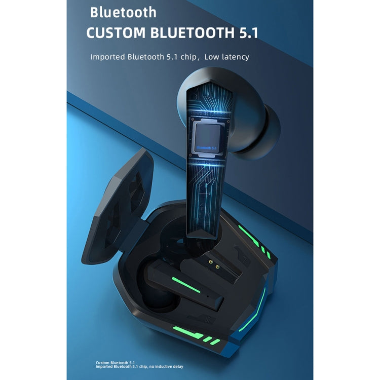 Original Lenovo XT80 TWS Game / Music Dual Mode Bluetooth Earphone with Breathing Light & Charging Box(Black) - free shipping - PMC TechLife - Order now!