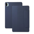 For Xiaomi Pad 5 / Pad 5 Pro Solid Color Magnetic Buckle Horizontal Flip Leather Case with Holder(Dark Blue) - free shipping - PMC TechLife - Order now!