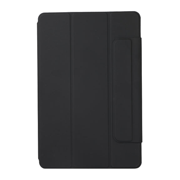 For Xiaomi Pad 5 / Pad 5 Pro Solid Color Magnetic Buckle Horizontal Flip Leather Case with Holder(Black)