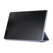 For Xiaomi Pad 5 / Pad 5 Pro Solid Color Magnetic Buckle Horizontal Flip Leather Case with Holder(Dark Blue)