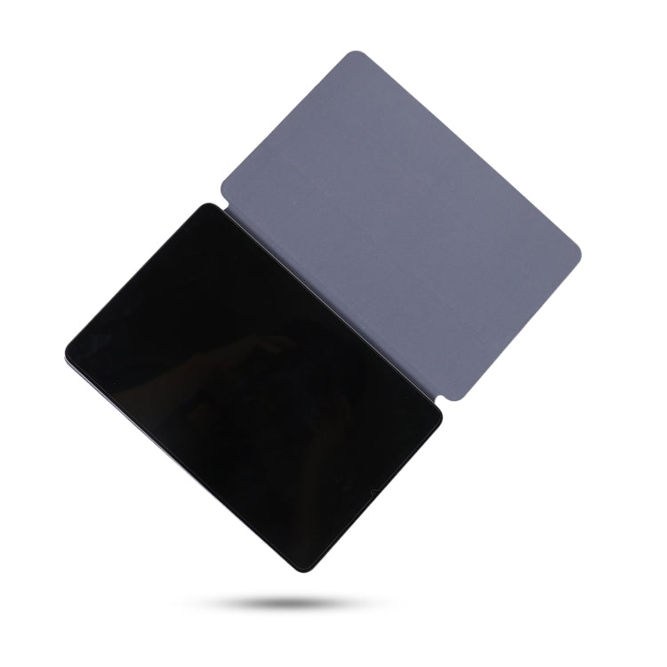 For Xiaomi Pad 5 / Pad 5 Pro Solid Color Magnetic Buckle Horizontal Flip Leather Case with Holder(Dark Blue)