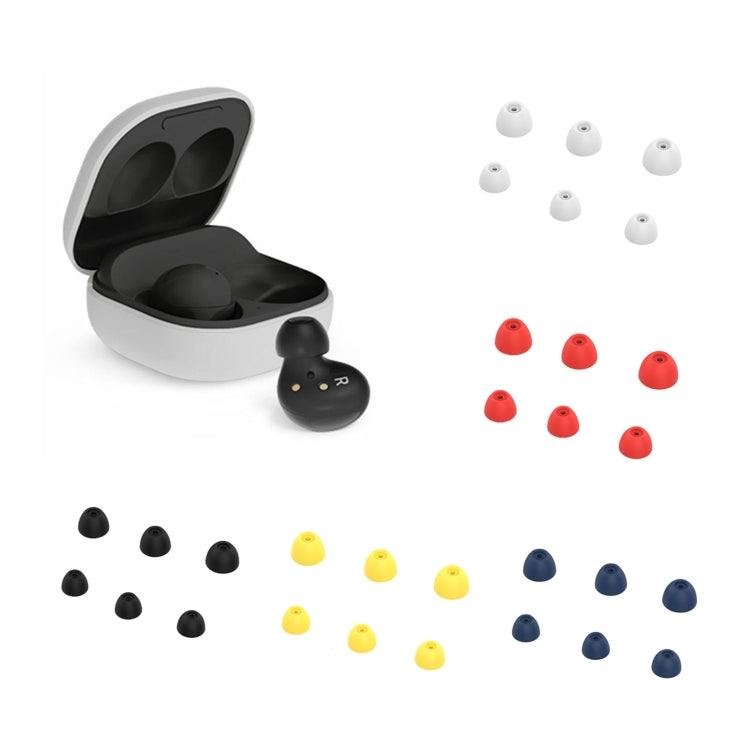 For Samsung Galaxy Buds2 Wireless Earphone Silicone Earplug Sleeve Ear Cap Earmuffs(Yellow) - Anti-dust & Ear Caps by PMC TechLife | Online Shopping South Africa | PMC TechLife