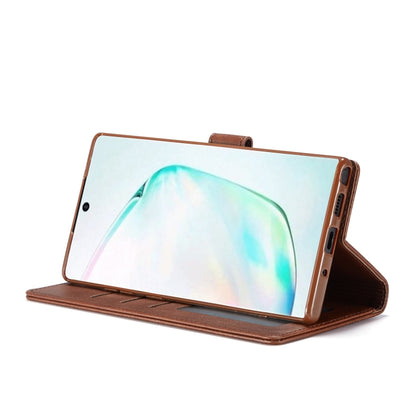 For Galaxy Note 10 Plus LC.IMEEKE Calf Texture Horizontal Flip Leather Case, with Holder & Card Slots & Wallet(Rose Red) - Galaxy Phone Cases by LC.IMEEKE | Online Shopping South Africa | PMC Jewellery | Buy Now Pay Later Mobicred