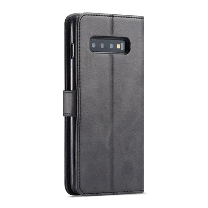 For Galaxy S10 LC.IMEEKE Calf Texture Horizontal Flip Leather Case, with Holder & Card Slots & Wallet(Black) - free shipping - PMC Jewellery - Order now!