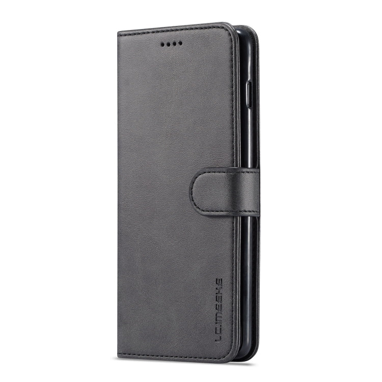 For Galaxy S10 LC.IMEEKE Calf Texture Horizontal Flip Leather Case, with Holder & Card Slots & Wallet(Black) - free shipping - PMC Jewellery - Order now!